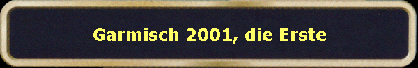 Garmisch 2001, die Erste